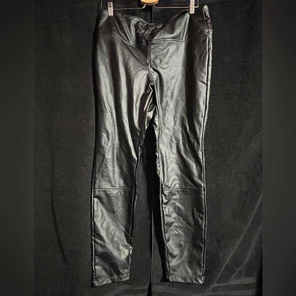 A New Day Black Faux Leather Pants